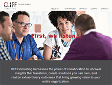 Tablet Screenshot of cliffconsulting.net